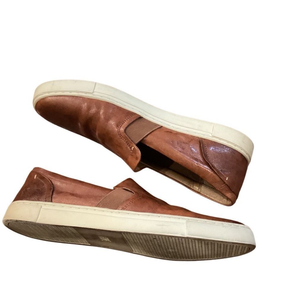 Frye Women's Ivy Slip-On Sneakers Cognac size 10